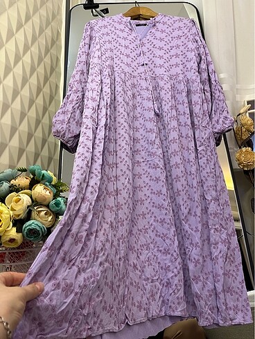 l Beden mor Renk Uzun tesettür elbise abiye abaya