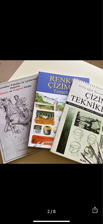 Güzel sanatlara hazırlık resim çizim kitapları