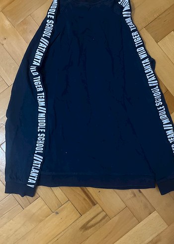 Mavi Baskılı Erkek Sweatshirt - Görsel 3