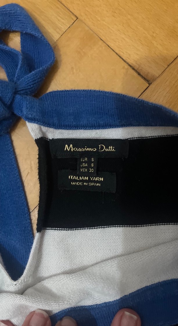 Mavi Çizgili Uzun Kollu üst - Görsel 2