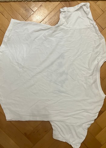 Beyaz Baskılı Kadın Tişört - Görsel 2