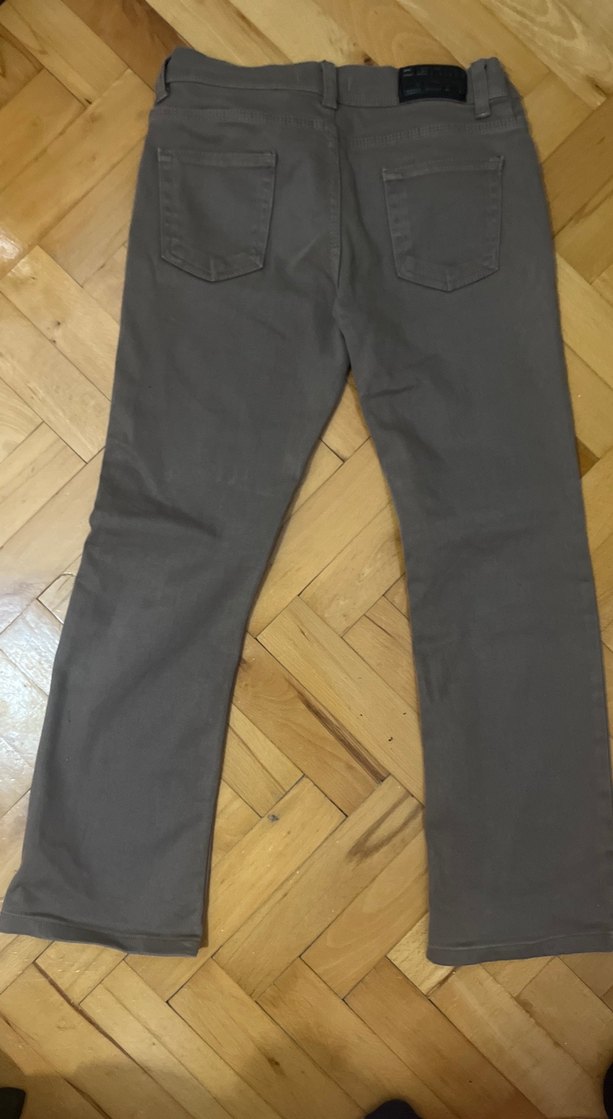 Kahverengi fıt kadınPantolon - Görsel 2