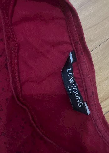 Kırmızı Baskılı Erkek Kısa Kollu Tişört - Görsel 2