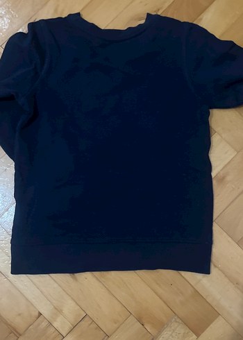 Erkek Lacivert Pamuklu Sweatshirt - Görsel 2