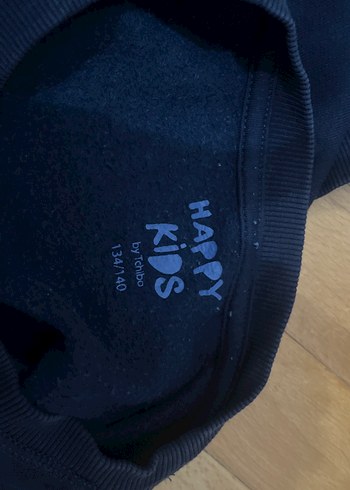 Erkek Lacivert Pamuklu Sweatshirt - Görsel 3