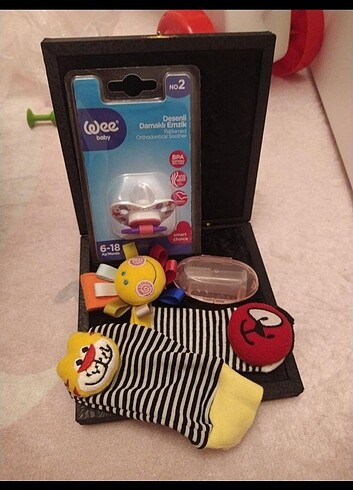 Fisher Price Bebek çıngırak çorap bileklik diş kaşıyıcı 
