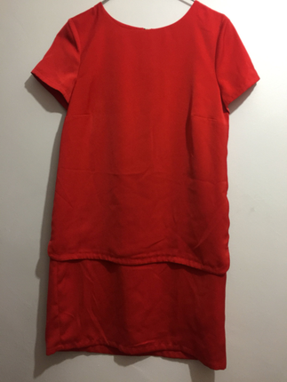Kırmızı tünik / elbise 