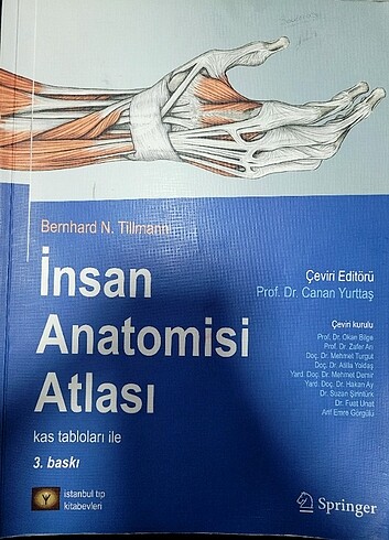 Tilmann İnsan Anatomisi Atlası 3.baski