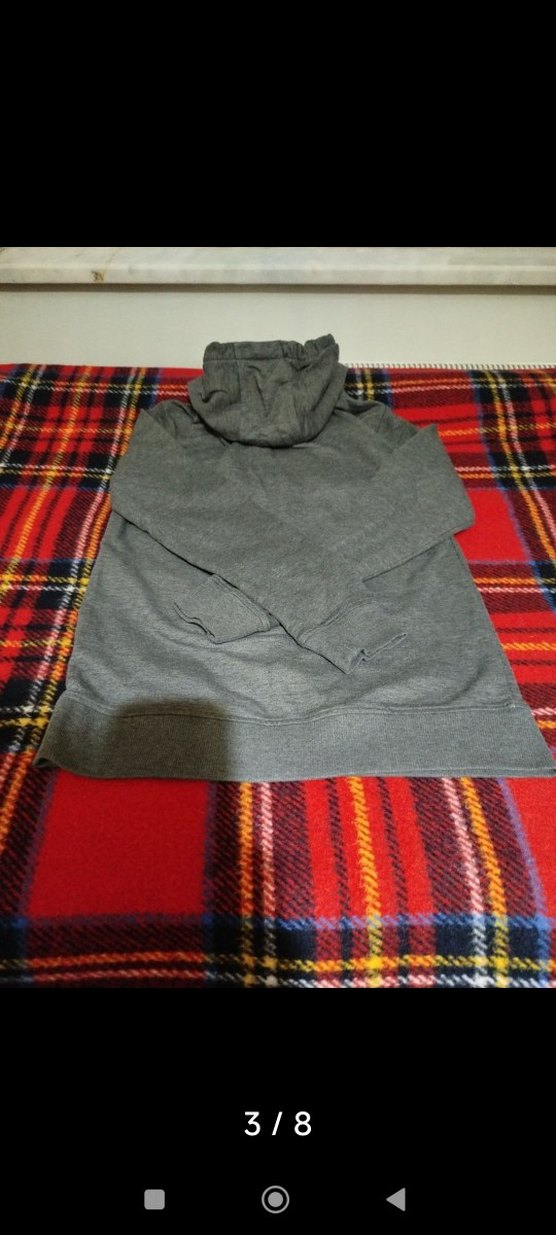 USPA Logolu Gri Erkek Sweatshirt - Görsel 3