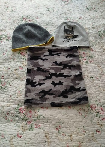 Gri Örgü  Bere boyunluk - Görsel 7