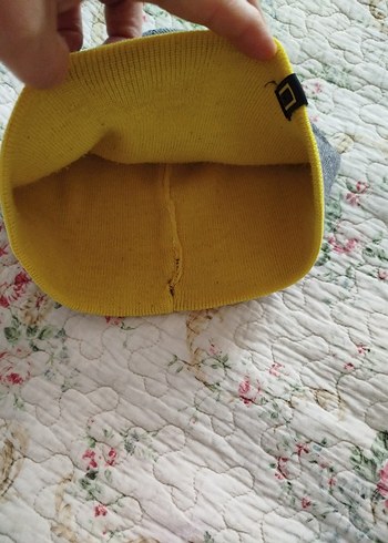 Gri Örgü  Bere boyunluk - Görsel 8