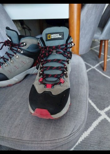 Gri Desenli Erkek Outdoor bot - Görsel 5