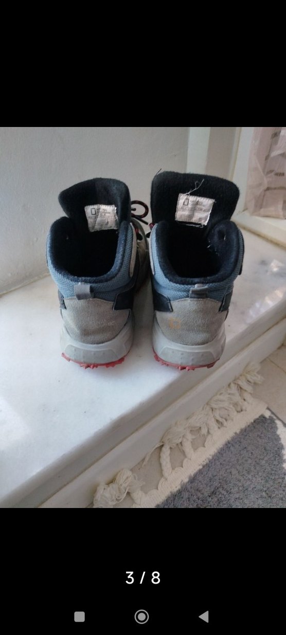 Gri Desenli Erkek Outdoor bot - Görsel 3