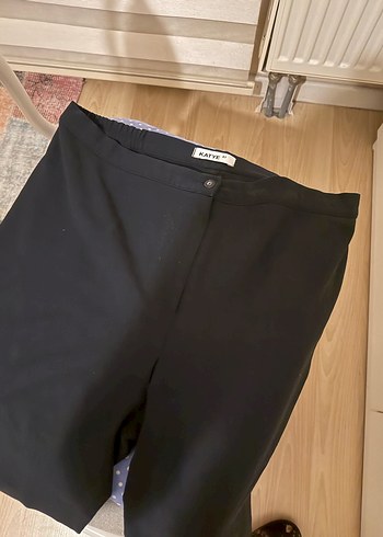 Siyah kumaş pantolon - Görsel 4