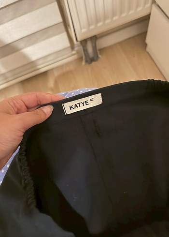 Siyah kumaş pantolon - Görsel 6