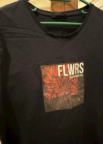 Mavi Baskılı Erkek Tişört Kısa Kollu - Görsel 2