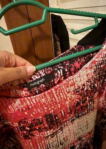 Kısa Kollu Baskılı Kadın Bluz - Görsel 3