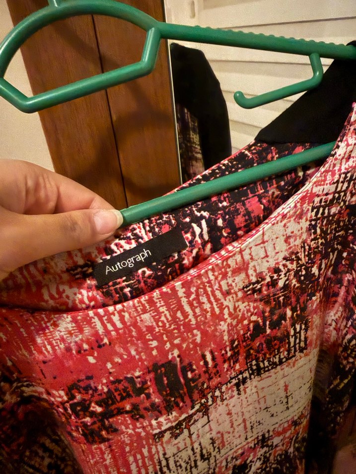 Kısa Kollu Baskılı Kadın Bluz - Görsel 3