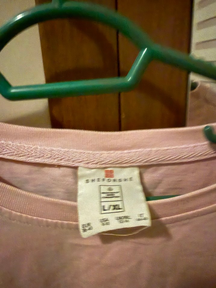 KızPembe Pamuklu Baskılı Tişört - Görsel 3