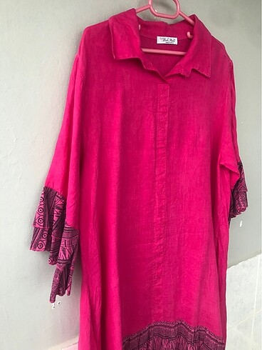 50 Beden PARK MODA İTALY KADIN KETEN ELBİSE