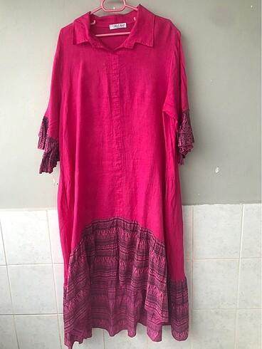 Park Bravo PARK MODA İTALY KADIN KETEN ELBİSE