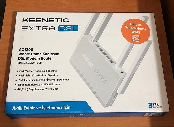  Beden Renk Keenetic Extra Dsl ac1200 KN-2111-01TR