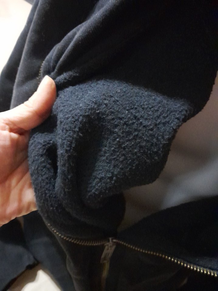 Erkek Siyah Fermuarlı Yüksek Yaka kalın penye mont tarzı hırka - Görsel 3