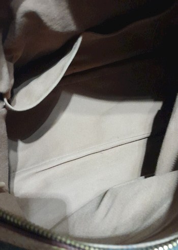 Kahverengi Deri Kadın Omuz Çantası - Görsel 6