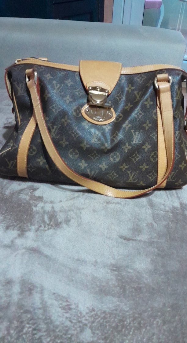 Kahverengi Deri Kadın Omuz Çantası - Görsel 5