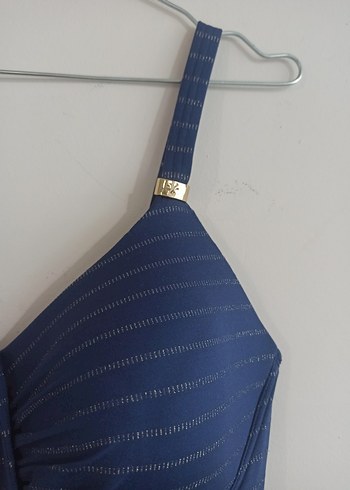 Kadın Lacivert Strappy Mayo - Görsel 5