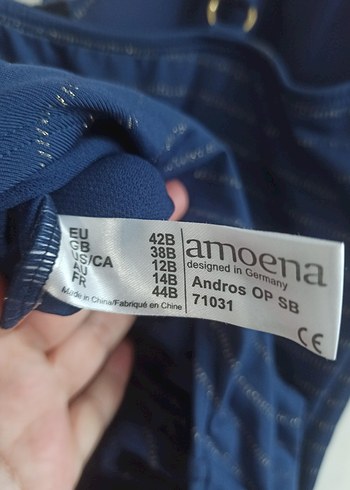 Kadın Lacivert Strappy Mayo - Görsel 8