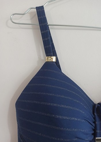 Kadın Lacivert Strappy Mayo - Görsel 4