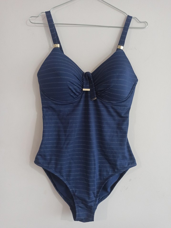 Kadın Lacivert Strappy Mayo - Görsel 2