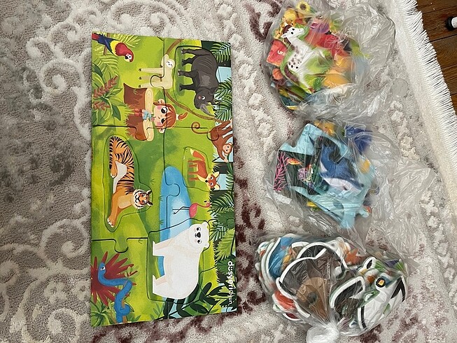 Çift taraflı puzzle düşyeri oyun - Görsel 2