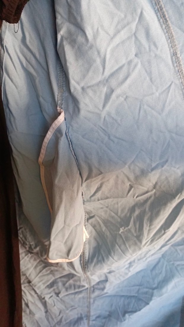 Uzun Mavi Bohem Kadın Sabahlık - Görsel 3