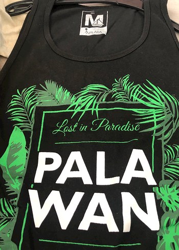 m Beden siyah Renk Filipinler Palawan dan alınmış siyah atlet.