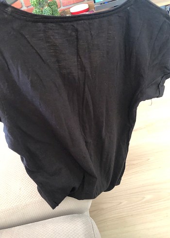 m Beden siyah Renk Mavi Jeans Siyah Kısa Kollu tişört
