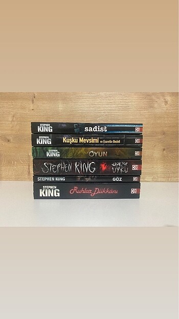 Stephen King kitapları toplu satım