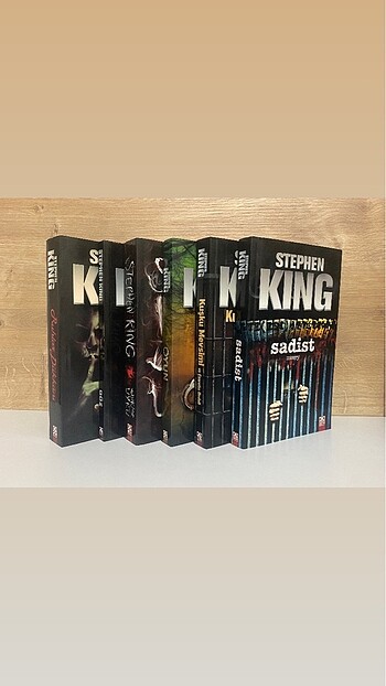  Stephen King kitapları toplu satım