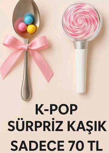 kpop sürpriz kaşık (ICERIK 2.FOTODA)