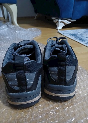 Gri Bağcıklı Su Geçirmez Outdoor Ayakkabı - Görsel 3