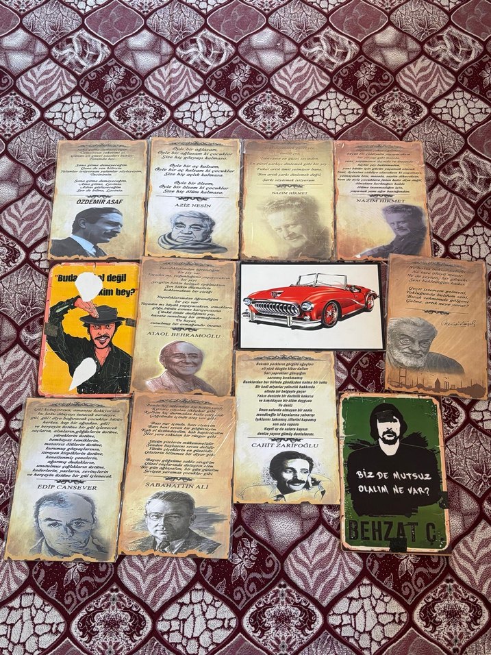 Behzat Ç Temalı Sanatsal Kartlar Seti - Görsel 2