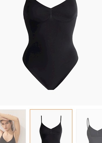 H&M siyah body - Görsel 2