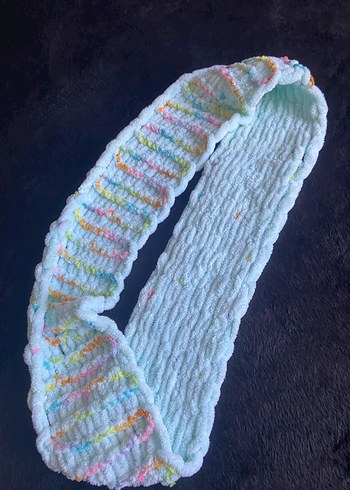 Diğer Renkli Pastel Örgü Kız çocuk boyunluk
