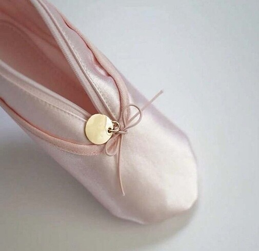  Beden pembe Renk Balerin ayakkabı makyaj çantası pintersest lolita