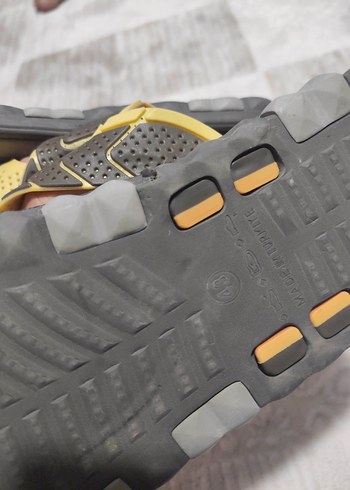 Sarı Siyah Desenli Spor Erkek Sandalet - Görsel 2