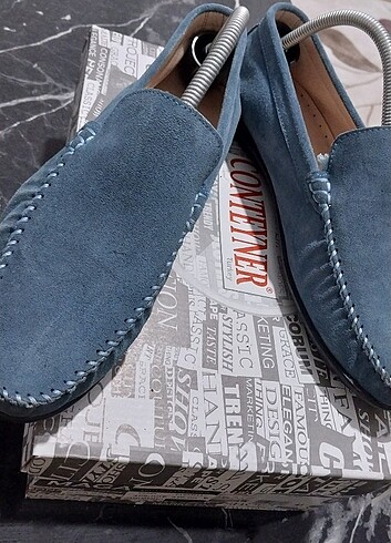 Klasik Ayakkabı 42 Numara Renk Mavi Sıfır
