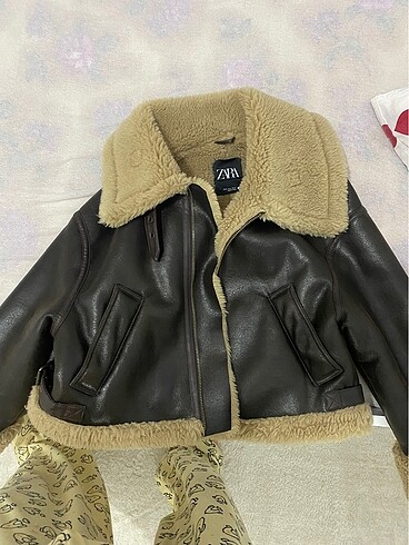 Zara ZARA DERI BIKER CEKET