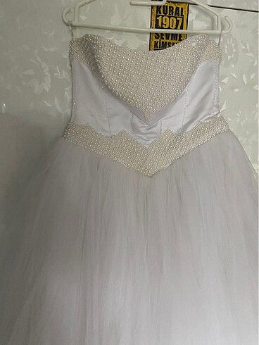 Straplez gelinlik - Görsel 3