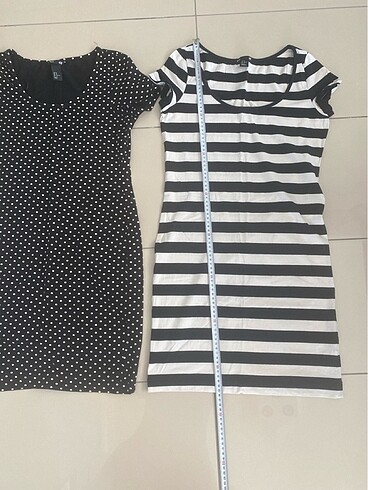 m Beden siyah Renk H&M Penye Elbise